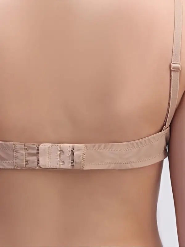 Застёжка для бюстгальтера, удлинитель, 3 ряда 2 крючка, 3.2&times;5 см, бежевая