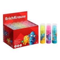 Клей-карандаш 15г ErichKrause EasyStick "Jolly Friends" PVP, экономичный расход, микс Клей-карандаш 15г ErichKrause EasyStick "Jolly Friends" PVP, экономичный расход, микс