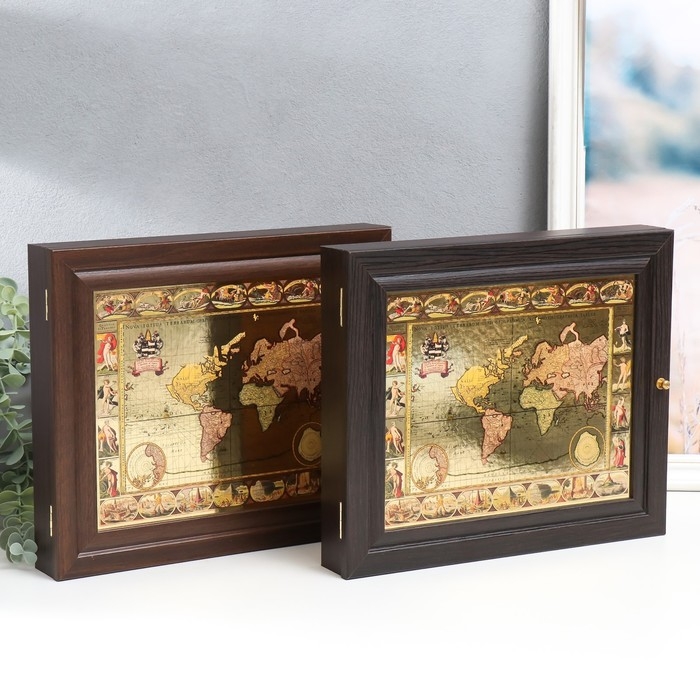 Ключница Ключница "Карта" 26х31 см МИКС