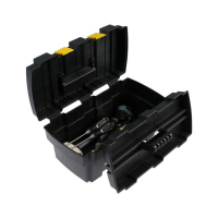 Ящик для инструмента ТУНДРА, 16", 420 х 225 х 200 мм, пластиковый, подвижный лоток Ящик для инструмента ТУНДРА, 16", 420 х 225 х 200 мм, пластиковый, подвижный лоток