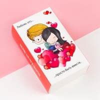 Набор женских носков KAFTAN "Love is&ldquo; 2 пары, размер 36-39 (23-25 см)