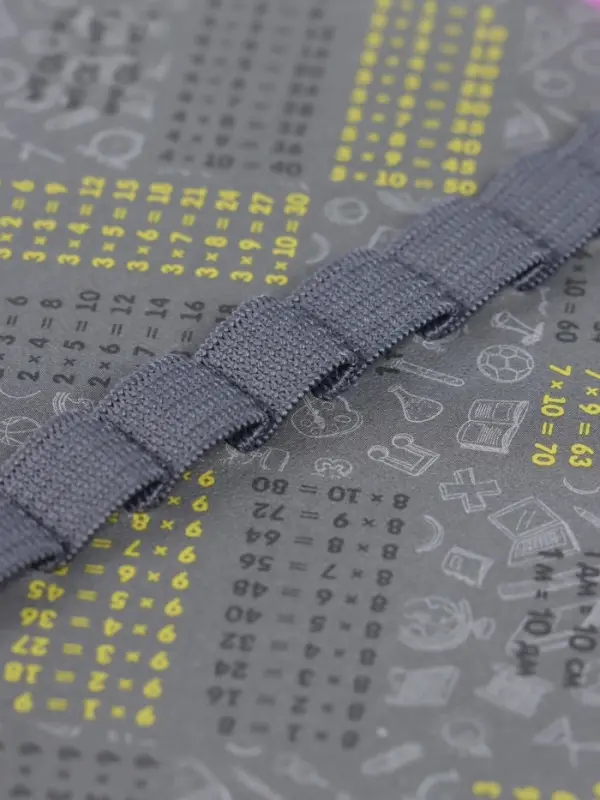 Пенал 3 секции, 125 х 205 х 55 мм, Calligrata 30П26/3 "Кот чёрный", ламинированный картон