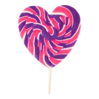 Карамель на палочке &laquo;Лолли Сердце Биг&raquo;, микс 140 г