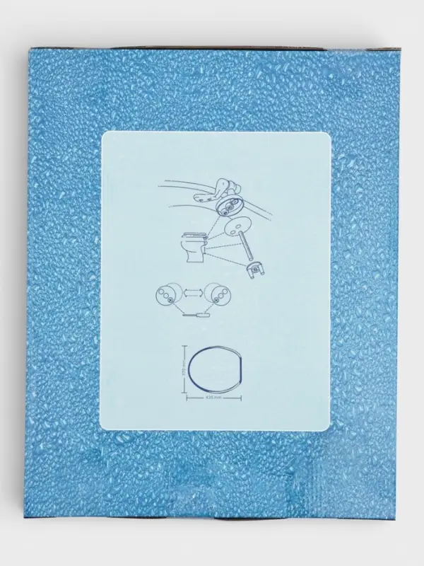 Сиденье для унитаза, 45&times;36&times;5 см, натуральное дерево