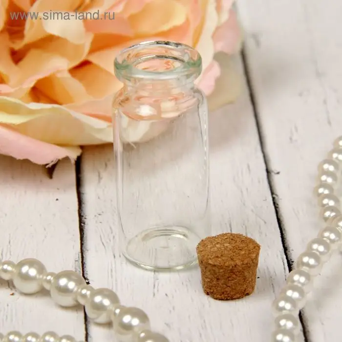 Основа для творчества и декорирования &laquo;Бутылочка&raquo;, с пробкой, 8 мл