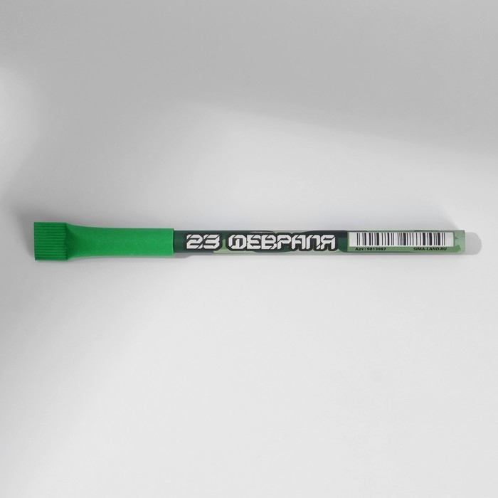 Блокнот с раскраской А6 и шариковая экоручка &laquo;23 февраля: С днем защитника отечества&raquo;