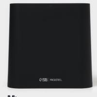 Подставка для ножей с наполнителем Magistro &laquo;Нежность&raquo;, пластик, 21&times;7,5&times;22, чёрная