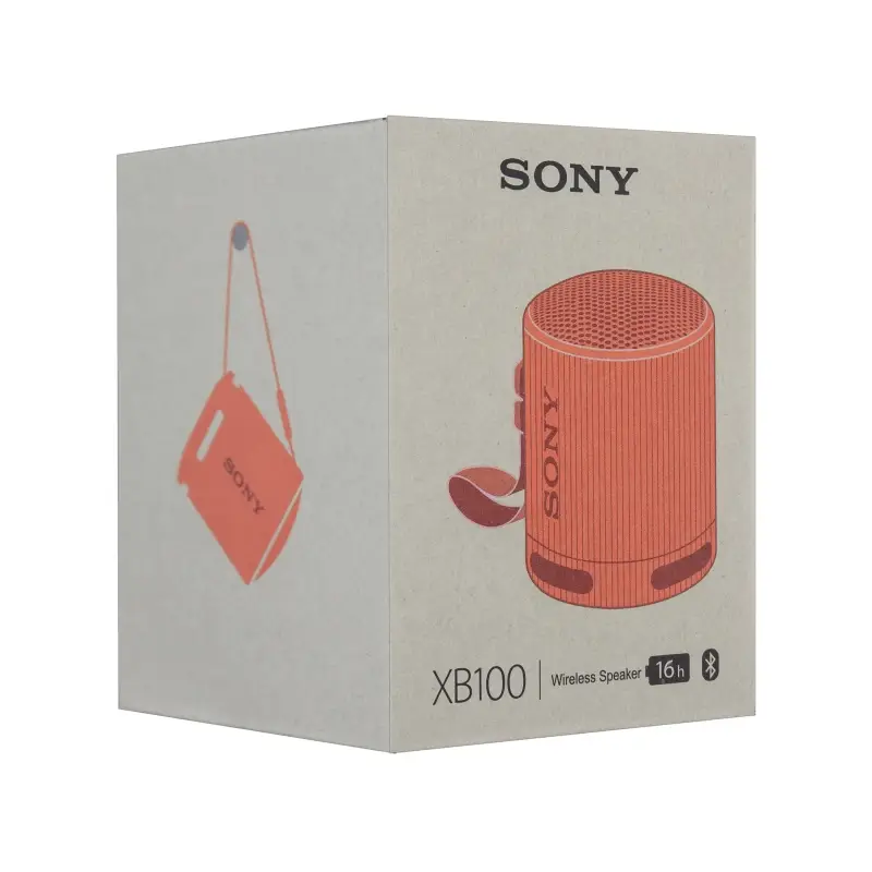 Портативная Bluetooth колонка SRS-XB100 Оранжевый