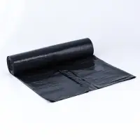 Мешки для мусора в рулоне 300 л,черные, ПВД,  толщина 60 мкм, 10 штук