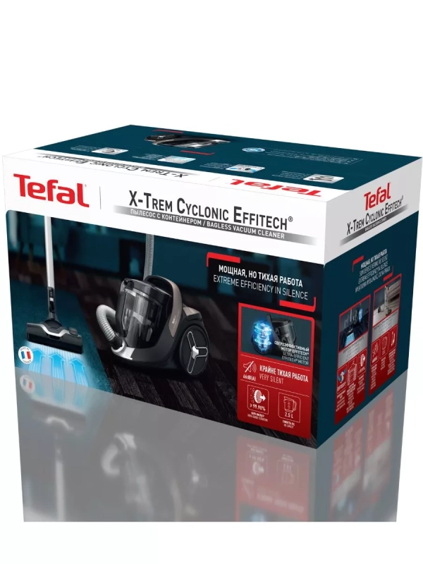 Пылесос с контейнером Extreme Cyclonic Effitech TW7C89EA