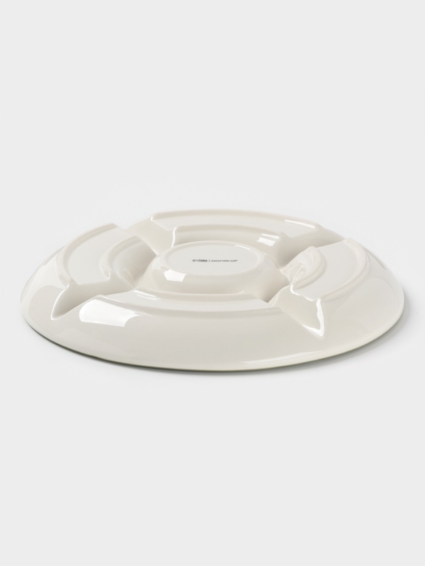 Менажница Доляна "Зайка" цвет белый  5 ячеек 25,5х3 см