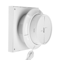 Вентилятор вытяжной ZEIN LOF-11, d=100 мм, 220 В, 14 Вт, с проводом, обратный клапан