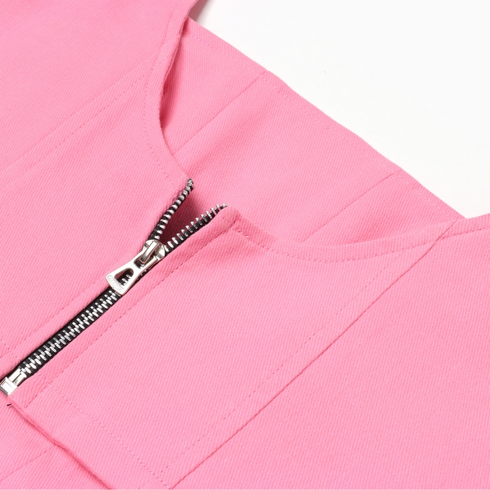 Топ женский джинсовый MIST: Denim р.48, светло-розовый