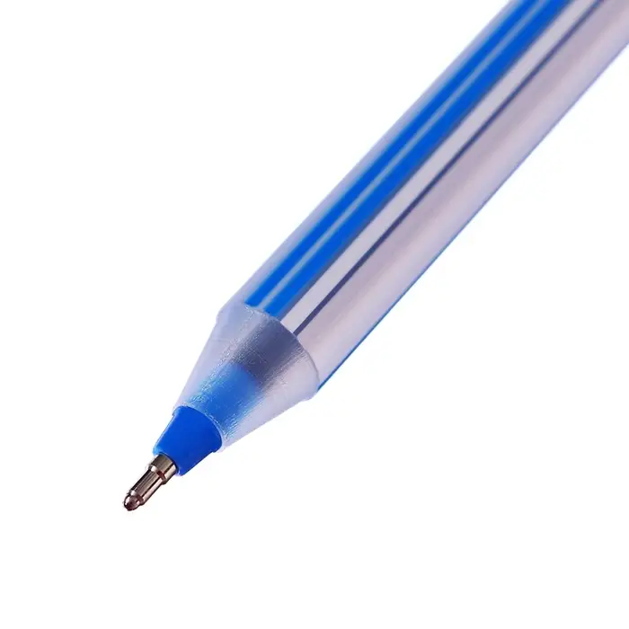 Ручка шариковая Flair Nano, полосатый корпус, узел-игла 0.5 мм, масляная основа., стержень синий