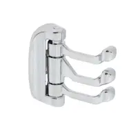 Крючок мебельный CAPPIO OCTOPUS, трехрожковый, цвет хром