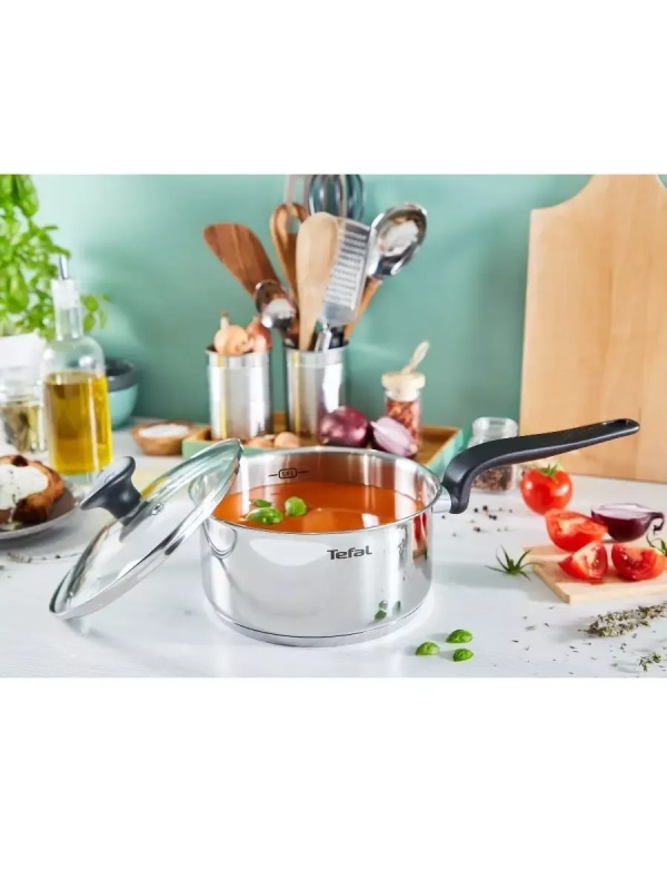 Ковш с крышкой Primary 1,5 л, 16 см, подходит для индукции