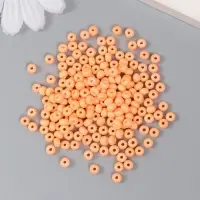 Бисер стекло 6/0 "Розовая креветка" 15 гр