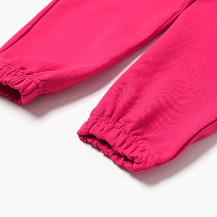 Комплект для девочки (свитшот, брюки), цвет малиновый, рост 98 см Комплект для девочки (свитшот, брюки), цвет малиновый, рост 98 см