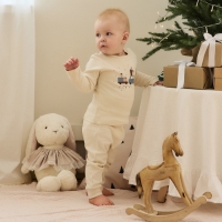 Костюм (штанишки и кофточка) Крошка Я "Новогодние игрушки", рост 86-92 см Костюм (штанишки и кофточка) Крошка Я "Новогодние игрушки", рост 86-92 см