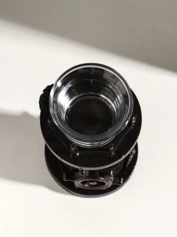 Подсвечник дерево, стекло на 1 свечу "Маяк и штурвал" 8,5х8,5х15,5 см