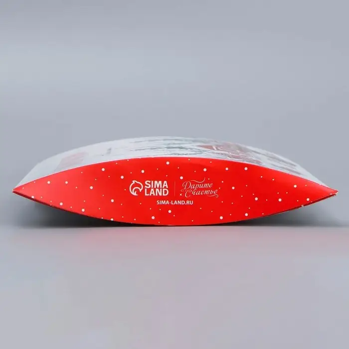 Коробка новогодняя складная фигурная &laquo;С Новым годом!&raquo;, 11&times;8&times;2 см