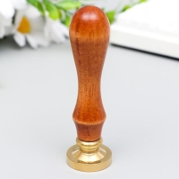 Печать для сургуча с деревянной ручкой "Корона с буквой A" 9х2,5х2,5 см Печать для сургуча с деревянной ручкой "Корона с буквой A" 9х2,5х2,5 см