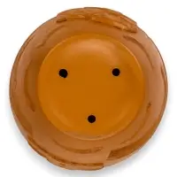 Горшок цветочный с поддоном 5 л, d122/h19,5 см терракот керамика, "Голландия" (М)