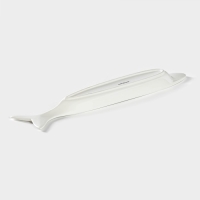 Блюдо фарфоровое Magistro &laquo;Рыбка&raquo;, 35&times;7,5&times;2,5 см, цвет белый