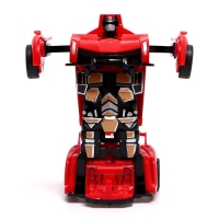 Робот инерционный &laquo;Спорткар&raquo;, трансформируется при столкновении, цвета МИКС