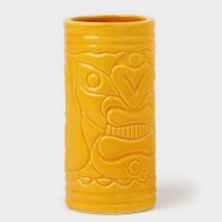 Стакан для коктейлей "Тики остров" желтый