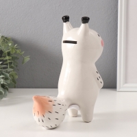 Копилка керамика "Белая белочка" 17,2х7,8х19,5 см Копилка керамика "Белая белочка" 17,2х7,8х19,5 см