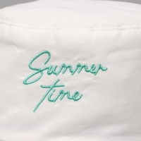 Панама детская для девочки &laquo;Лето&raquo;, цвет белый, р-р 54