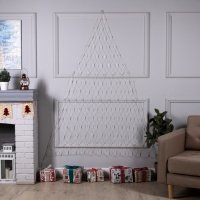 Гирлянда &laquo;Сеть-ёлка&raquo; 2 &times; 2 м, IP20, тёмная нить, 152 LED, свечение белое, 8 режимов, 220 В