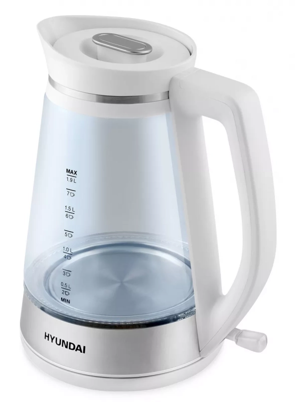 Чайник HYK-G3037 1.9л. 3000Вт белый