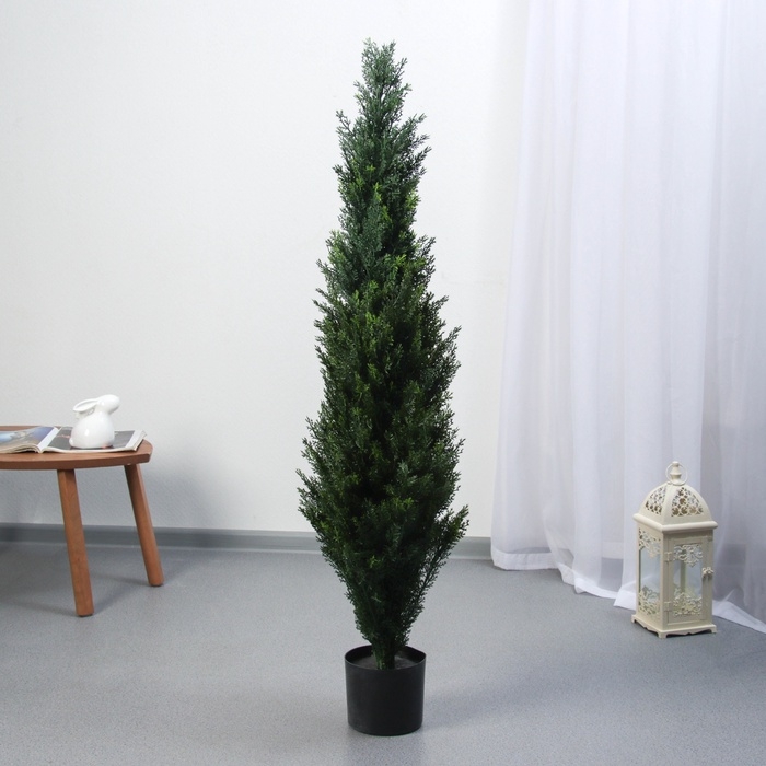 Дерево искусственное "Туя" в горшке, 120 см