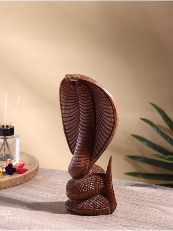 Сувенир "Кобра" дерево суар, 14х8х26 см
