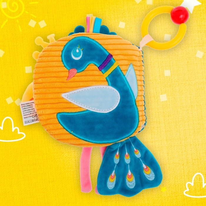 Подвеска-книжка &laquo;Птичка&raquo;, на кроватку и коляску