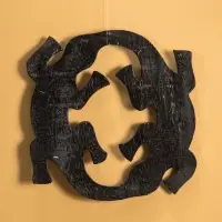 Панно настенное &laquo;Пара ящериц&raquo;, 33&times;33&times;1 см, МДФ, МИКС