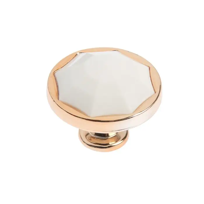 Ручка-кнопка CAPPIO РК046, d=38 мм, пластик, цвет золото