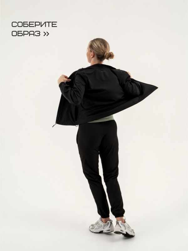 Брюки женские Resport, р. 44, цвет чёрный, спортивные