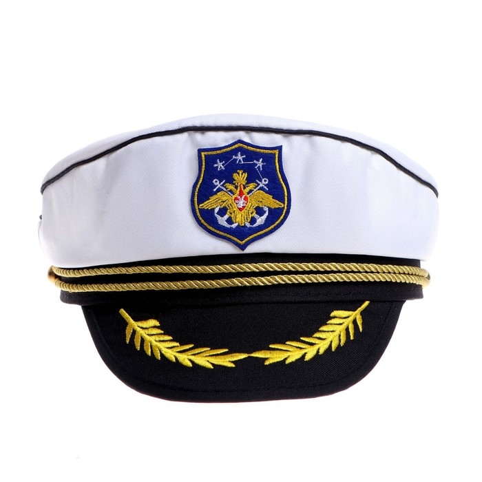 Фуражка морская &laquo;Морской герб&raquo;, взрослая, р-р. 60