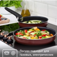 Набор посуды со съемной ручкой Ingenio Red