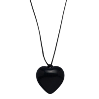 Портупея с кулоном &laquo;Сердечко&raquo;, трансформер, чёрная, 150 см