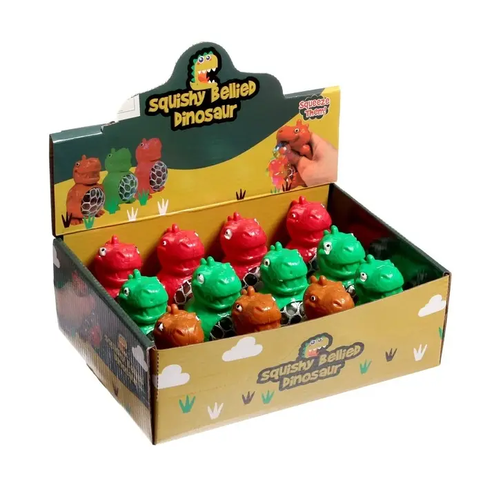 Мялка &laquo;Динозавр&raquo; с гидрогелем, цвета МИКС