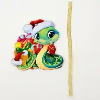 Подвеска на ёлку деревянная &laquo;Новый год! Змея&raquo;, символ 2025