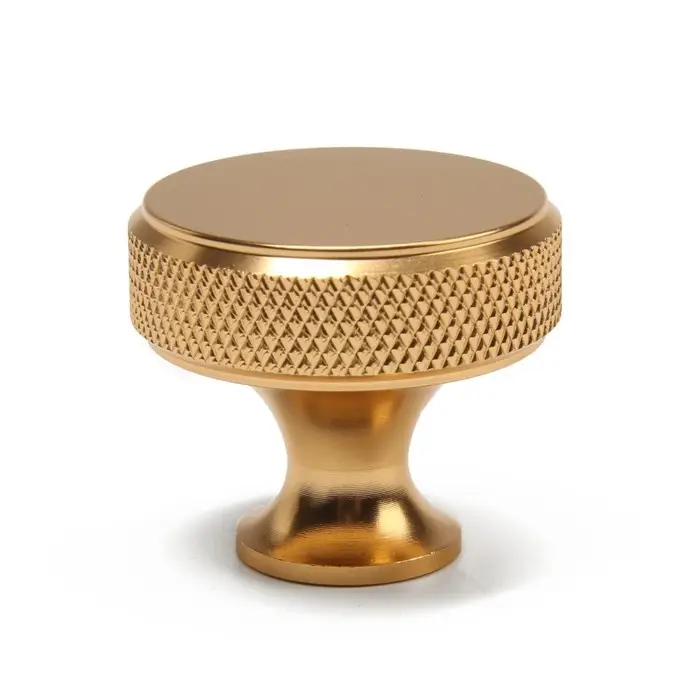 Ручка-кнопка CAPPIO PK323, d=30 мм, цвет золото