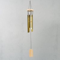 Музыка ветра металл "Квадратные трубы" 5 трубок 74 см Музыка ветра металл "Квадратные трубы" 5 трубок 74 см