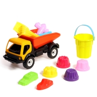 Песочный набор с самосвалом «Дюна», 12 предметов Песочный набор с самосвалом «Дюна», 12 предметов