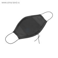 Маска тканевая, многоразовая, регулируемая, фасовка 2 шт, чёрная Маска тканевая, многоразовая, регулируемая, фасовка 2 шт, чёрная