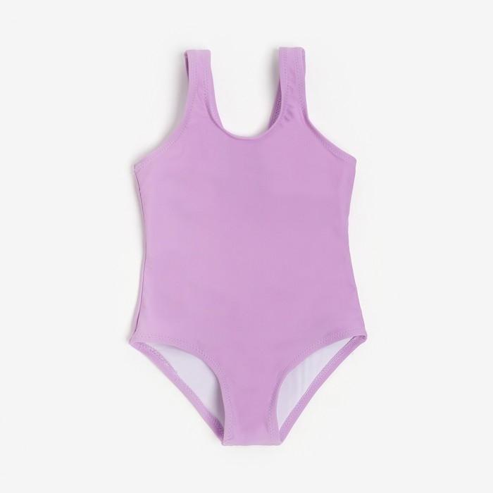 Купальник слитный детский MINAKU цвет сиреневый, рост 122-128 Купальник слитный детский MINAKU цвет сиреневый, рост 122-128